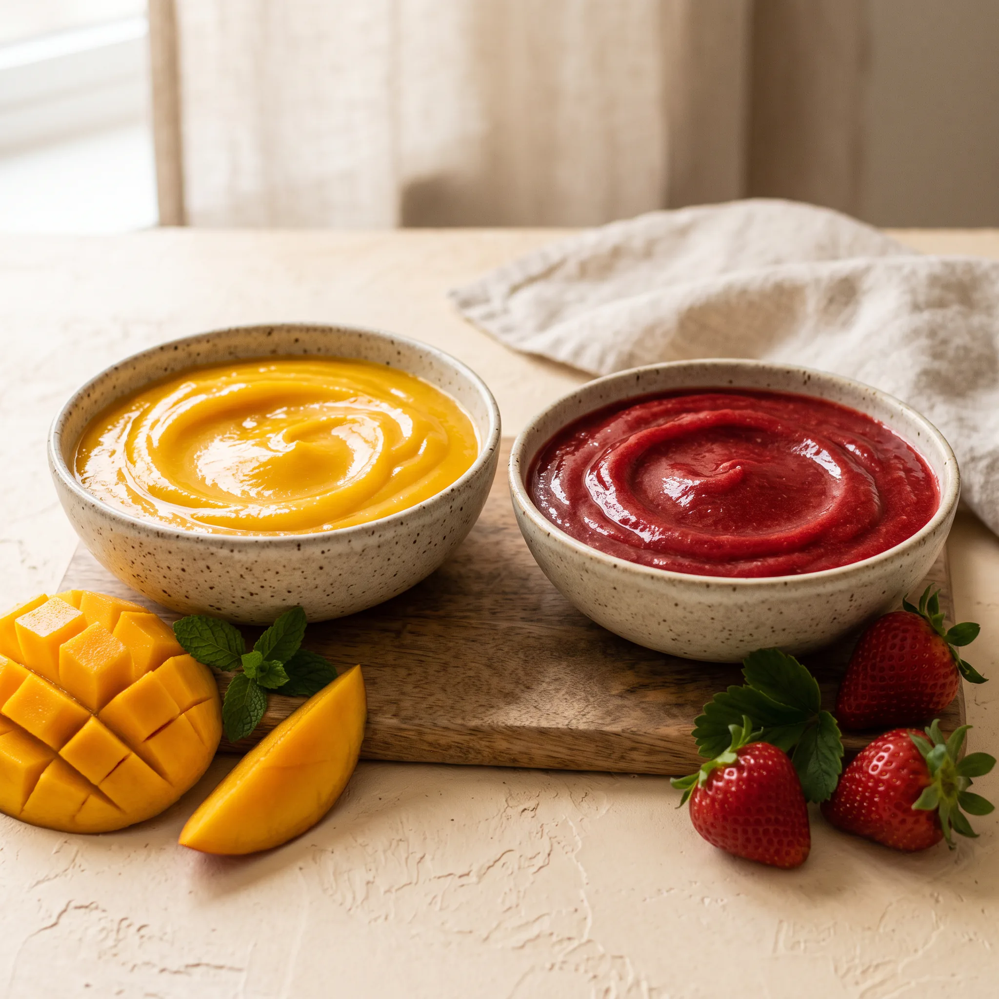 Rich fruit purees