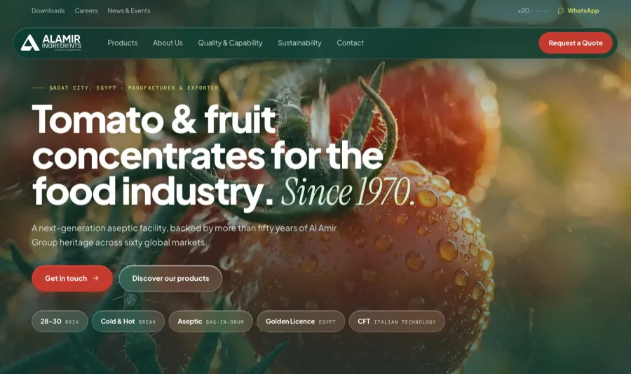 Draft 1 homepage