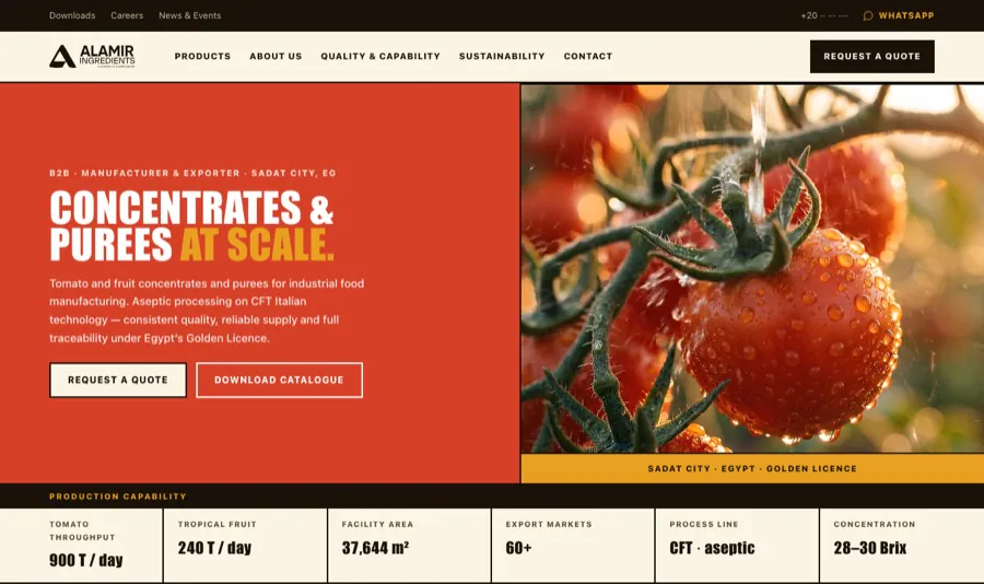 Draft 3, Option C homepage